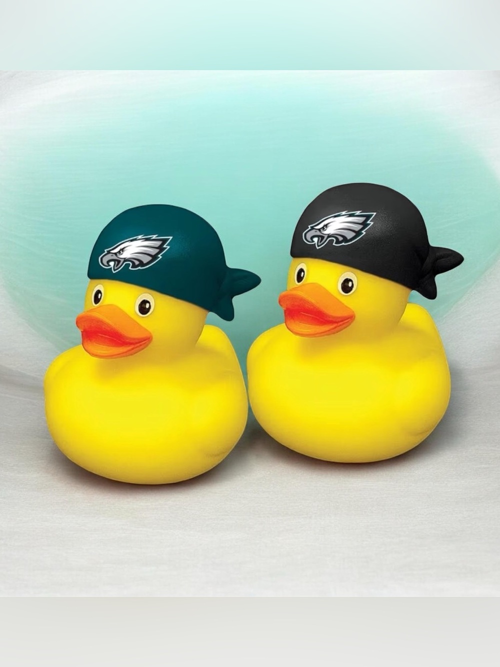 NFL team rubber duck set two pack -officially Licensed collectible